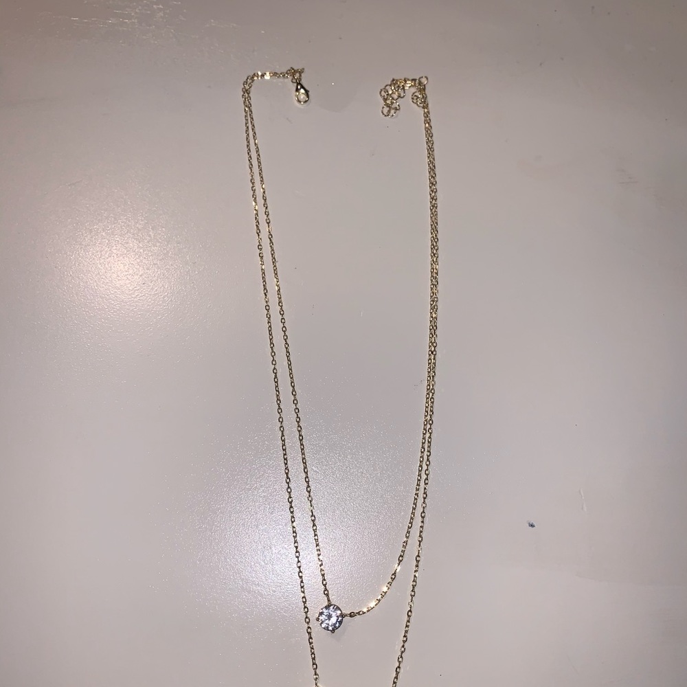 Double Chain Necklace - Picture 2 of 2
